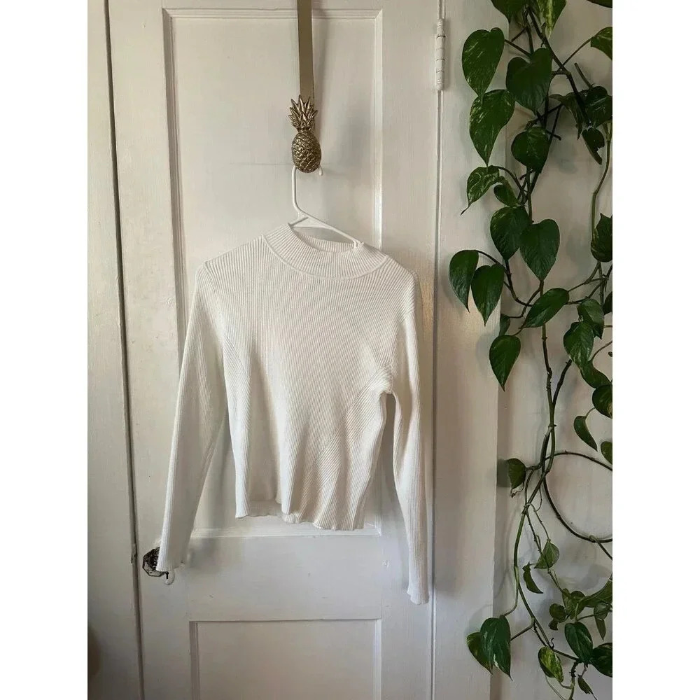 New York and Company women’s size medium black turtleneck sweater